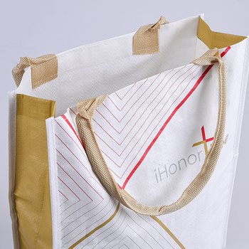 編織霧膜袋-W32.8*H37*底8.5cm-三色雙面-可加LOGO客製化印刷 _1